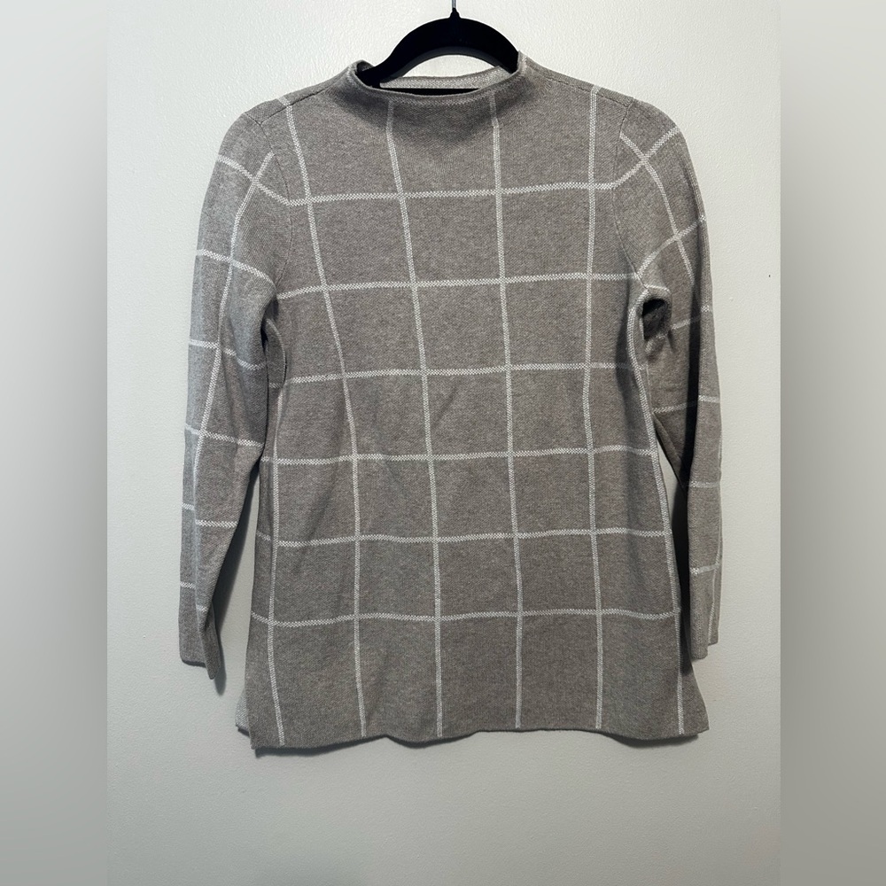 LOFT Heather Gray Knit Top